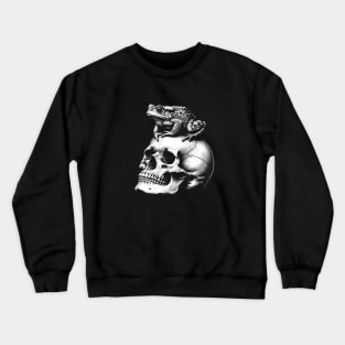 Skull With A Toad Crewneck Sweatshirt